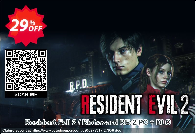 Resident Evil 2 / Biohazard RE:2 PC + DLC Coupon Code Apr 2024, 29% OFF - VotedCoupon