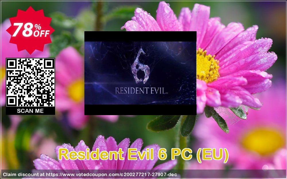 Resident Evil 6 PC, EU  Coupon, discount Resident Evil 6 PC (EU) Deal. Promotion: Resident Evil 6 PC (EU) Exclusive Easter Sale offer 