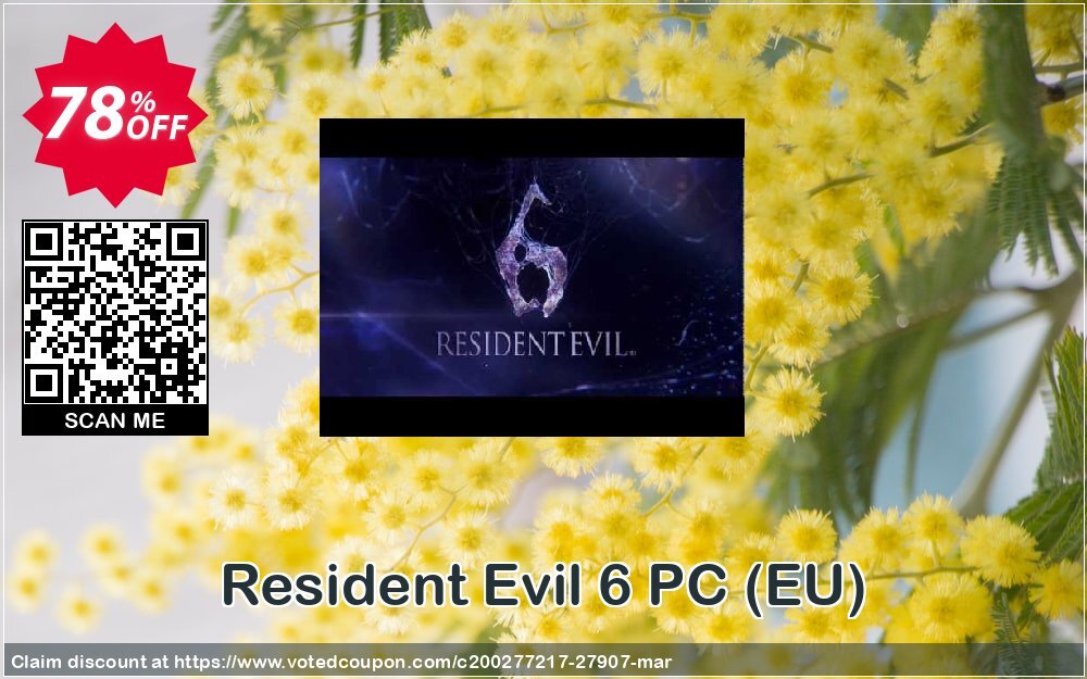 Resident Evil 6 PC, EU  Coupon, discount Resident Evil 6 PC (EU) Deal. Promotion: Resident Evil 6 PC (EU) Exclusive Easter Sale offer 