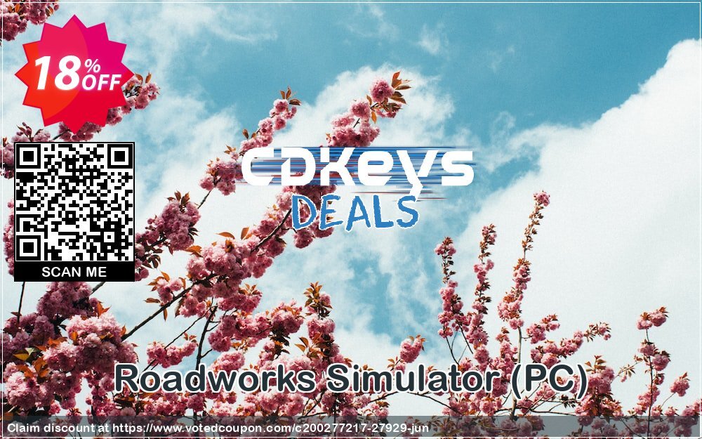 Roadworks Simulator, PC  Coupon, discount Roadworks Simulator (PC) Deal. Promotion: Roadworks Simulator (PC) Exclusive Easter Sale offer 