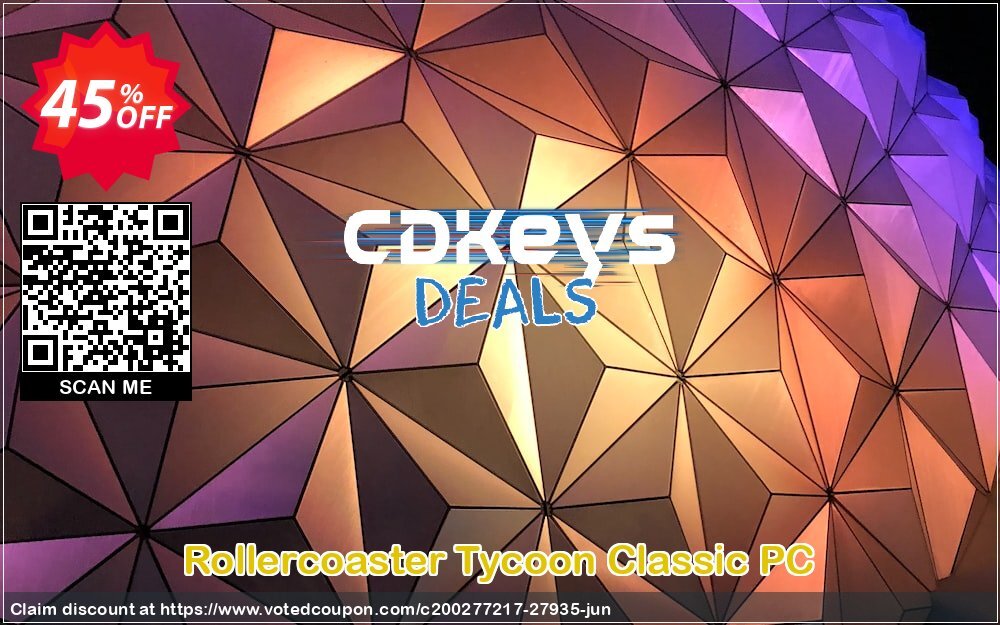 Rollercoaster Tycoon Classic PC Coupon, discount Rollercoaster Tycoon Classic PC Deal. Promotion: Rollercoaster Tycoon Classic PC Exclusive Easter Sale offer 