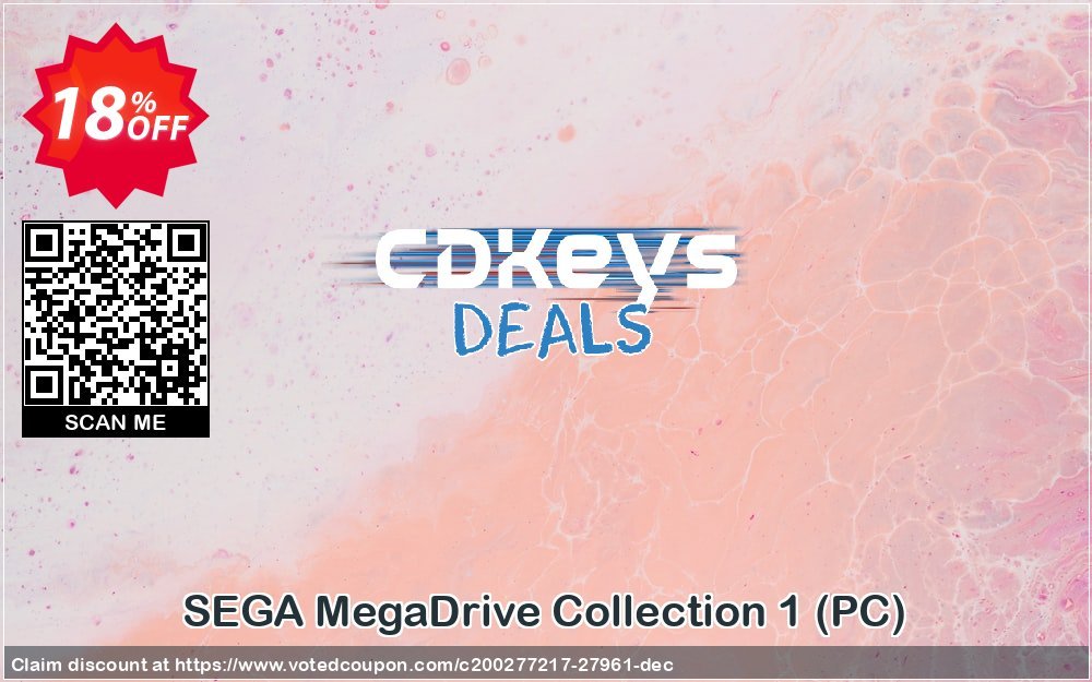 SEGA MegaDrive Collection 1, PC  Coupon, discount SEGA MegaDrive Collection 1 (PC) Deal. Promotion: SEGA MegaDrive Collection 1 (PC) Exclusive Easter Sale offer 