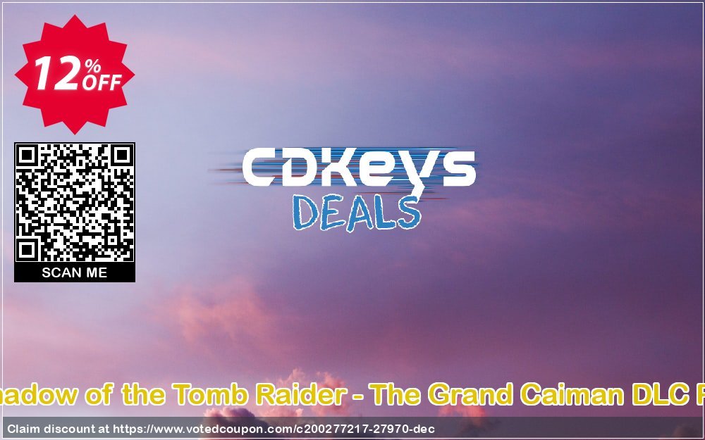 Shadow of the Tomb Raider - The Grand Caiman DLC PC Coupon Code May 2024, 12% OFF - VotedCoupon