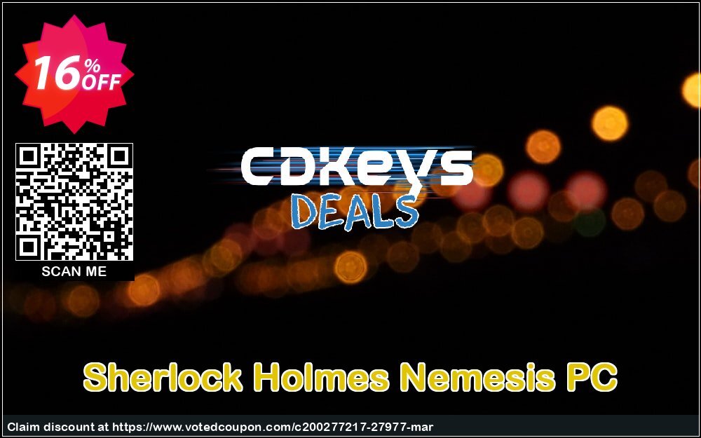 Sherlock Holmes Nemesis PC Coupon Code May 2024, 16% OFF - VotedCoupon