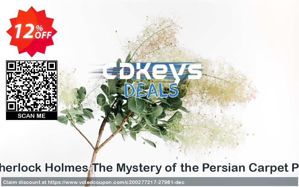 Sherlock Holmes The Mystery of the Persian Carpet PC Coupon, discount Sherlock Holmes The Mystery of the Persian Carpet PC Deal. Promotion: Sherlock Holmes The Mystery of the Persian Carpet PC Exclusive Easter Sale offer 
