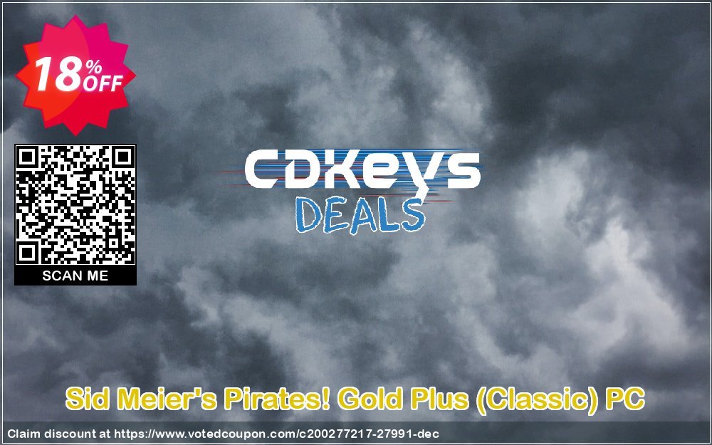 Sid Meier's Pirates! Gold Plus, Classic PC Coupon, discount Sid Meier's Pirates! Gold Plus (Classic) PC Deal. Promotion: Sid Meier's Pirates! Gold Plus (Classic) PC Exclusive Easter Sale offer 