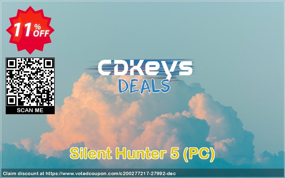 Silent Hunter 5, PC  Coupon, discount Silent Hunter 5 (PC) Deal. Promotion: Silent Hunter 5 (PC) Exclusive Easter Sale offer 