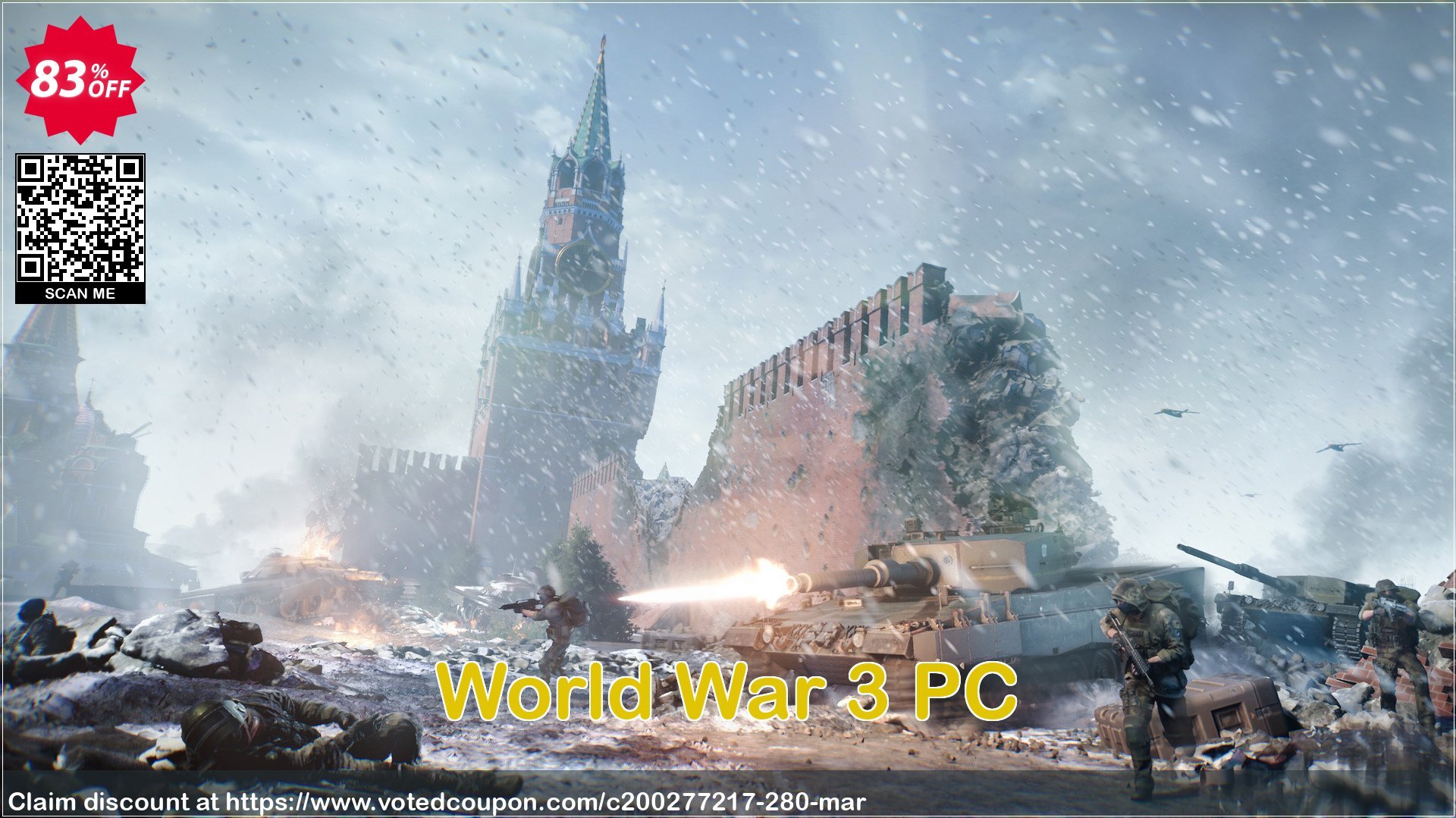 World War 3 PC Coupon, discount World War 3 PC Deal. Promotion: World War 3 PC Exclusive offer 