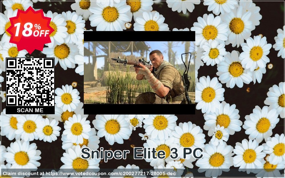 Sniper Elite 3 PC Coupon, discount Sniper Elite 3 PC Deal. Promotion: Sniper Elite 3 PC Exclusive Easter Sale offer 