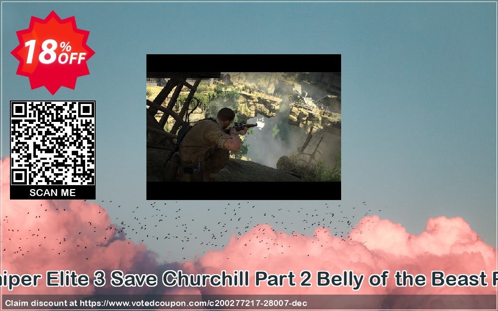 Sniper Elite 3 Save Churchill Part 2 Belly of the Beast PC Coupon Code May 2024, 18% OFF - VotedCoupon