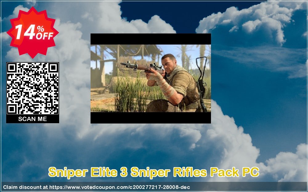 Sniper Elite 3 Sniper Rifles Pack PC Coupon Code Apr 2024, 14% OFF - VotedCoupon