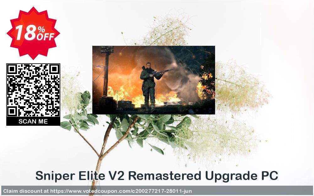 Sniper Elite V2 Remastered Upgrade PC Coupon, discount Sniper Elite V2 Remastered Upgrade PC Deal. Promotion: Sniper Elite V2 Remastered Upgrade PC Exclusive Easter Sale offer 