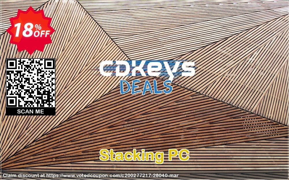 Stacking PC Coupon, discount Stacking PC Deal. Promotion: Stacking PC Exclusive Easter Sale offer 