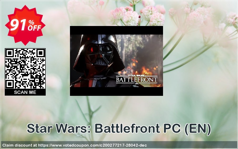 Star Wars: Battlefront PC, EN  Coupon Code Apr 2024, 91% OFF - VotedCoupon