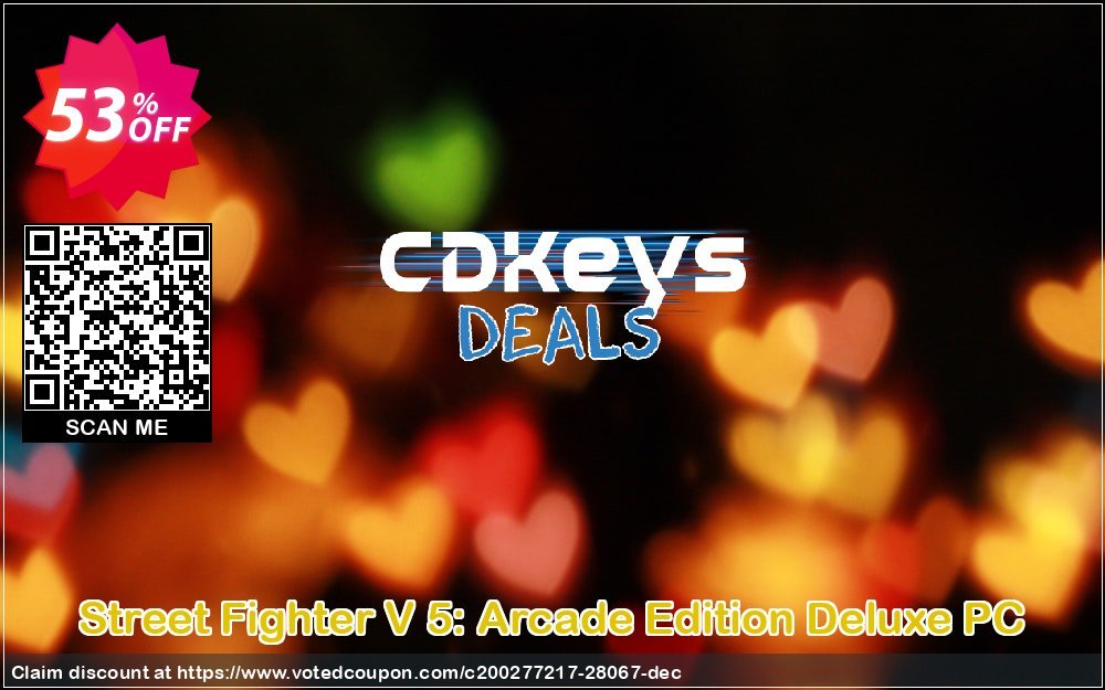 Street Fighter V 5: Arcade Edition Deluxe PC Coupon, discount Street Fighter V 5: Arcade Edition Deluxe PC Deal. Promotion: Street Fighter V 5: Arcade Edition Deluxe PC Exclusive Easter Sale offer 