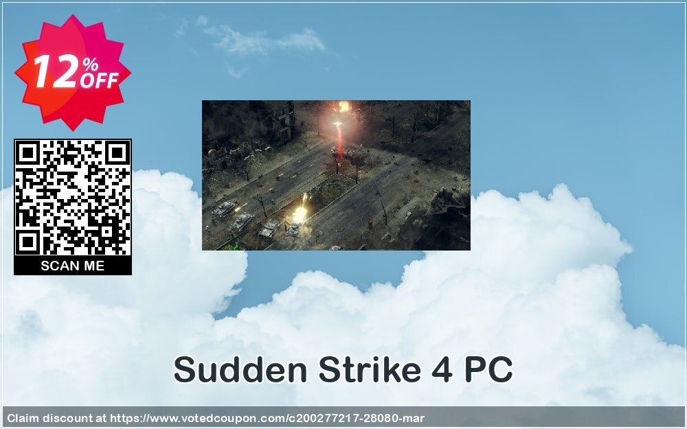 Sudden Strike 4 PC Coupon, discount Sudden Strike 4 PC Deal. Promotion: Sudden Strike 4 PC Exclusive Easter Sale offer 