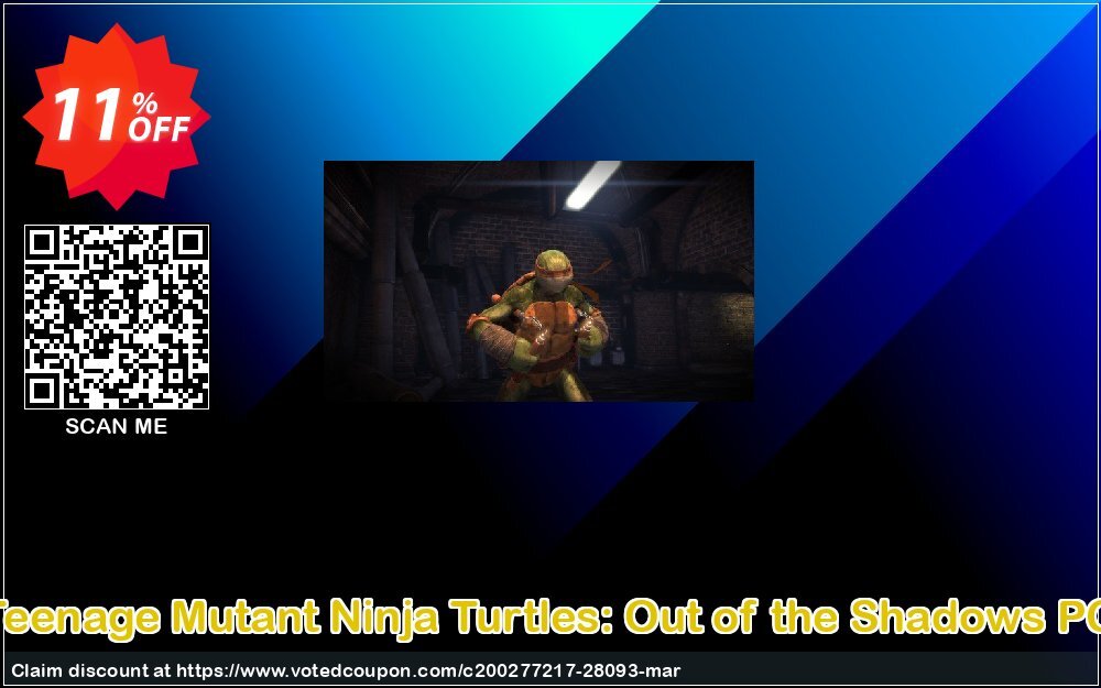 Teenage Mutant Ninja Turtles: Out of the Shadows PC Coupon Code Apr 2024, 11% OFF - VotedCoupon