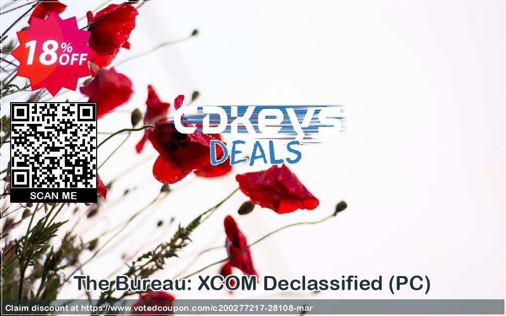 The Bureau: XCOM Declassified, PC  Coupon, discount The Bureau: XCOM Declassified (PC) Deal. Promotion: The Bureau: XCOM Declassified (PC) Exclusive Easter Sale offer 