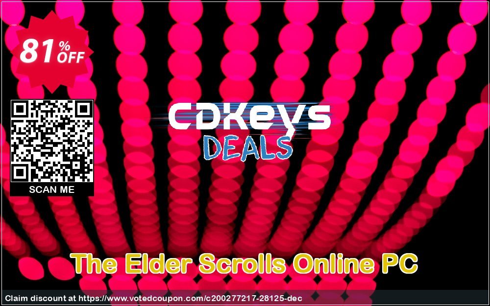 The Elder Scrolls Online PC Coupon, discount The Elder Scrolls Online PC Deal. Promotion: The Elder Scrolls Online PC Exclusive Easter Sale offer 