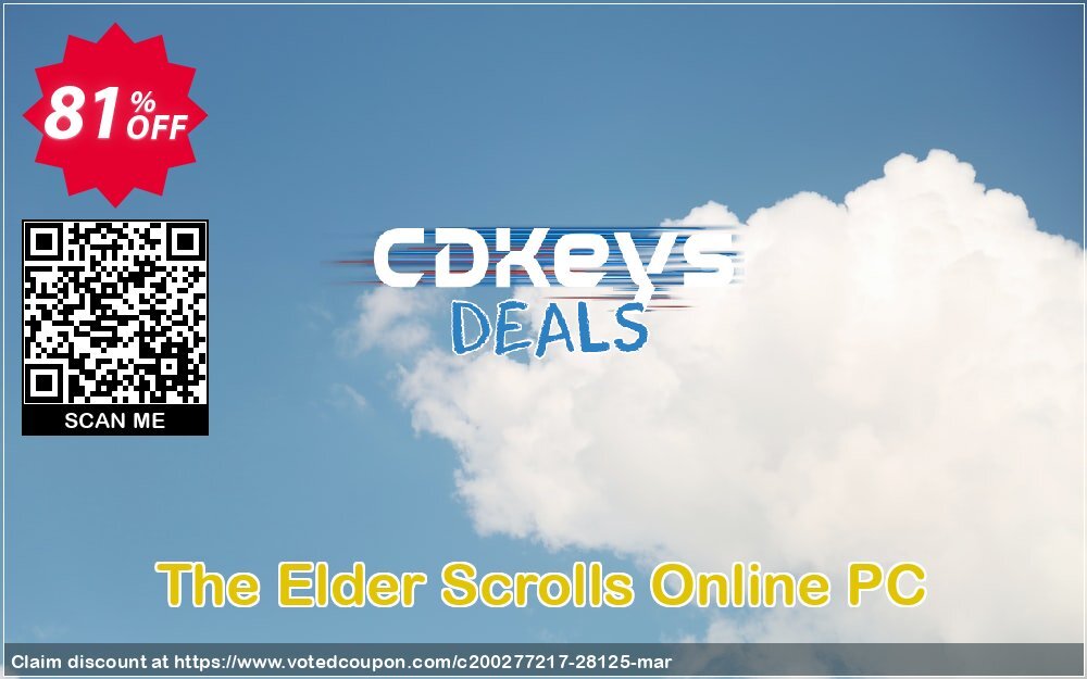 The Elder Scrolls Online PC Coupon, discount The Elder Scrolls Online PC Deal. Promotion: The Elder Scrolls Online PC Exclusive Easter Sale offer 