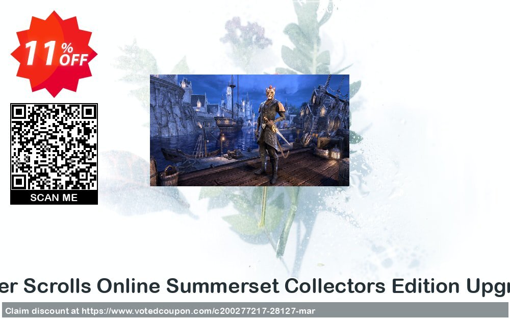 The Elder Scrolls Online Summerset Collectors Edition Upgrade PC Coupon Code Apr 2024, 11% OFF - VotedCoupon