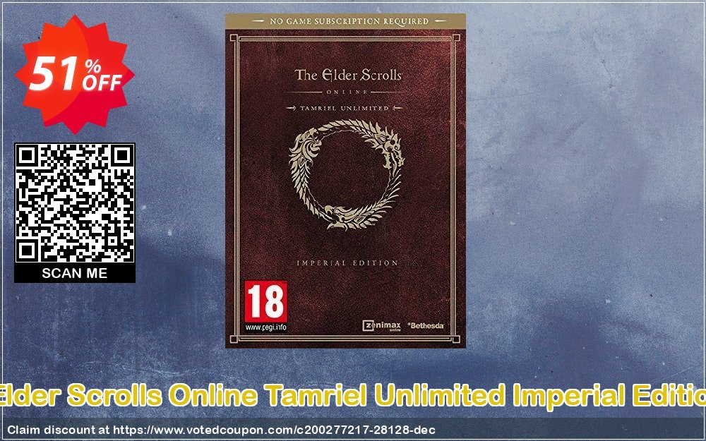 The Elder Scrolls Online Tamriel Unlimited Imperial Edition PC Coupon Code Apr 2024, 51% OFF - VotedCoupon