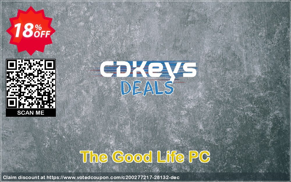 The Good Life PC Coupon, discount The Good Life PC Deal. Promotion: The Good Life PC Exclusive Easter Sale offer 