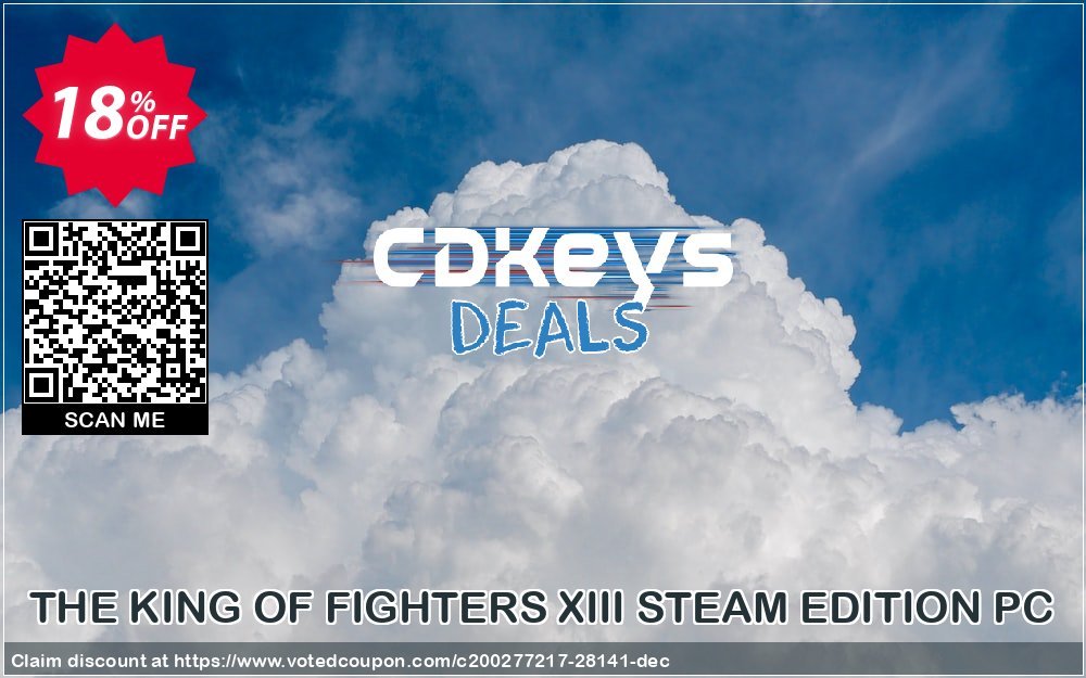 THE KING OF FIGHTERS XIII STEAM EDITION PC Coupon Code May 2024, 18% OFF - VotedCoupon