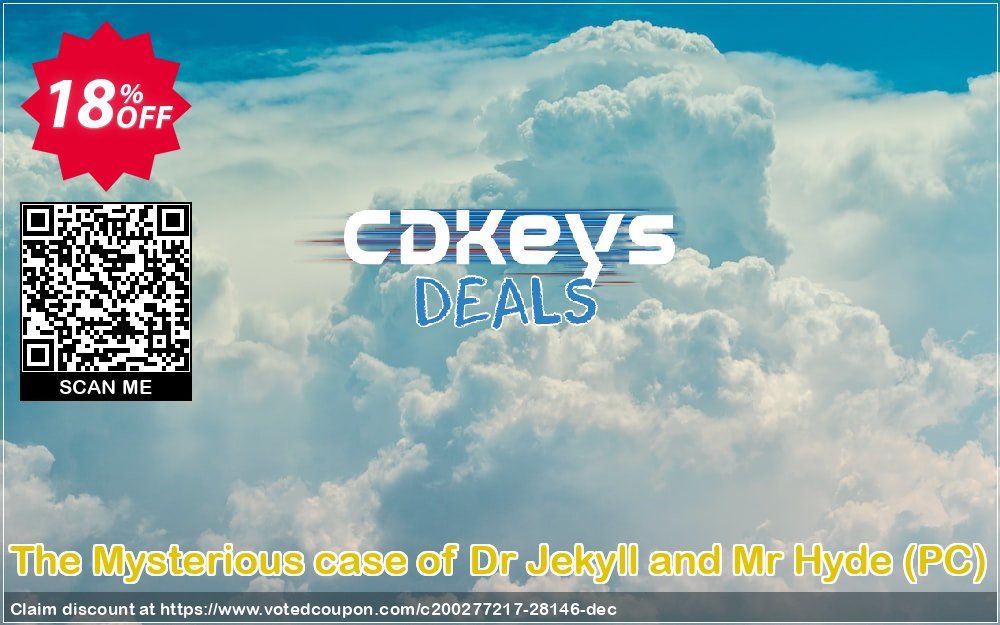 The Mysterious case of Dr Jekyll and Mr Hyde, PC  Coupon, discount The Mysterious case of Dr Jekyll and Mr Hyde (PC) Deal. Promotion: The Mysterious case of Dr Jekyll and Mr Hyde (PC) Exclusive Easter Sale offer 