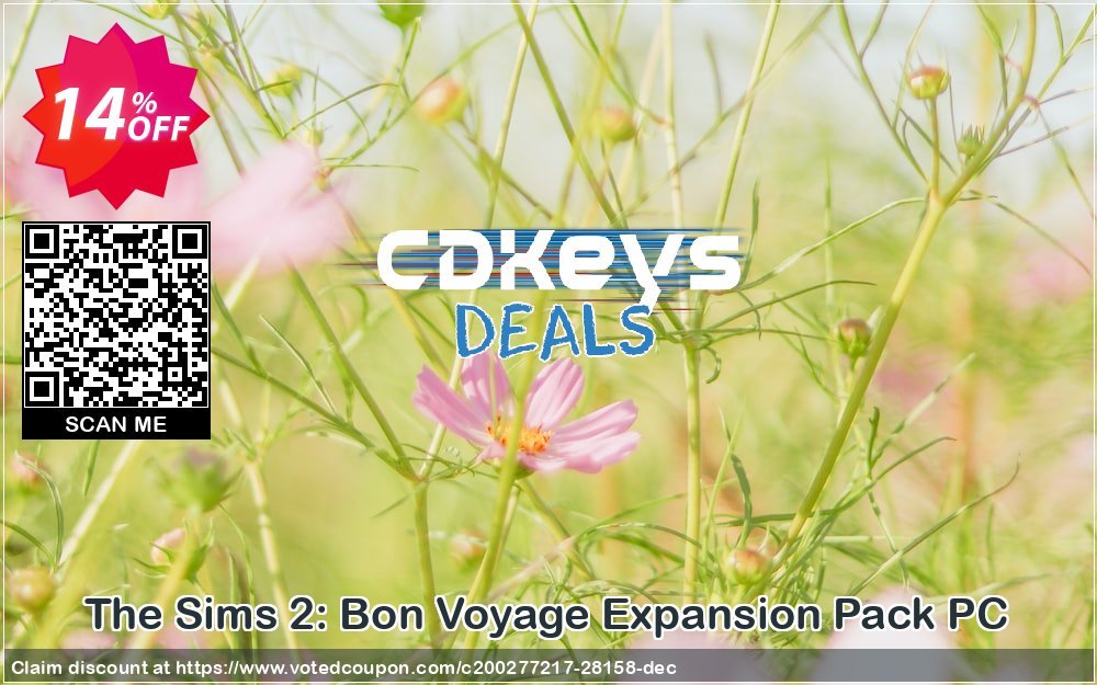 The Sims 2: Bon Voyage Expansion Pack PC Coupon, discount The Sims 2: Bon Voyage Expansion Pack PC Deal. Promotion: The Sims 2: Bon Voyage Expansion Pack PC Exclusive Easter Sale offer 