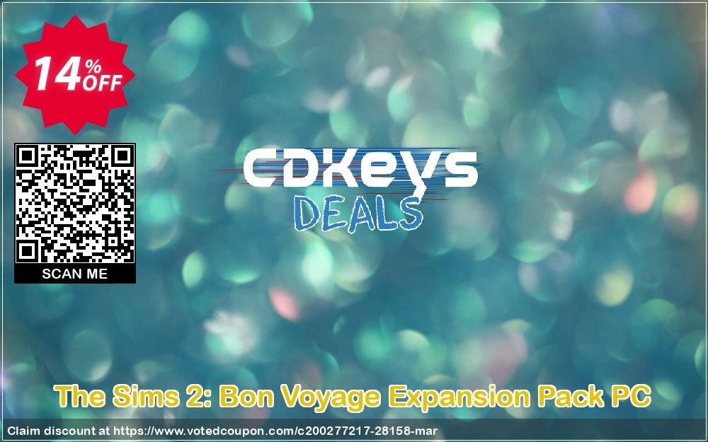 The Sims 2: Bon Voyage Expansion Pack PC Coupon, discount The Sims 2: Bon Voyage Expansion Pack PC Deal. Promotion: The Sims 2: Bon Voyage Expansion Pack PC Exclusive Easter Sale offer 