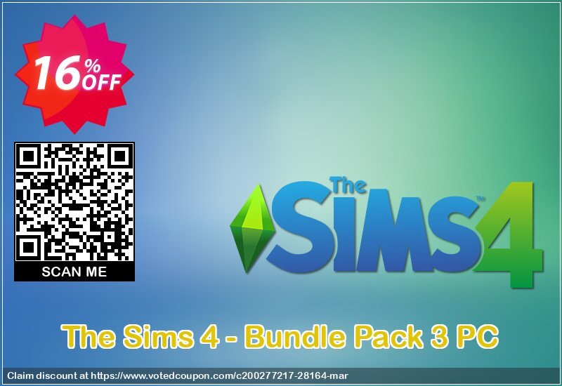 The Sims 4 - Bundle Pack 3 PC Coupon Code Apr 2024, 16% OFF - VotedCoupon