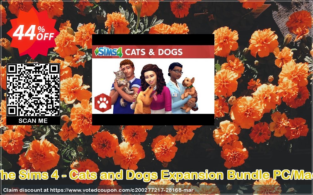 The Sims 4 - Cats and Dogs Expansion Bundle PC/MAC Coupon, discount The Sims 4 - Cats and Dogs Expansion Bundle PC/Mac Deal. Promotion: The Sims 4 - Cats and Dogs Expansion Bundle PC/Mac Exclusive Easter Sale offer 