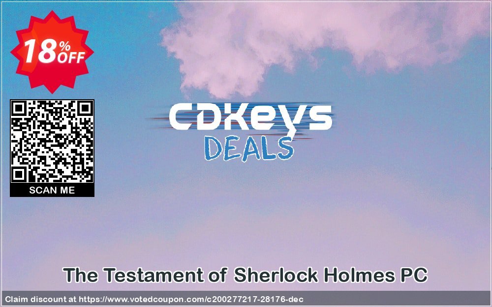 The Testament of Sherlock Holmes PC Coupon Code May 2024, 18% OFF - VotedCoupon