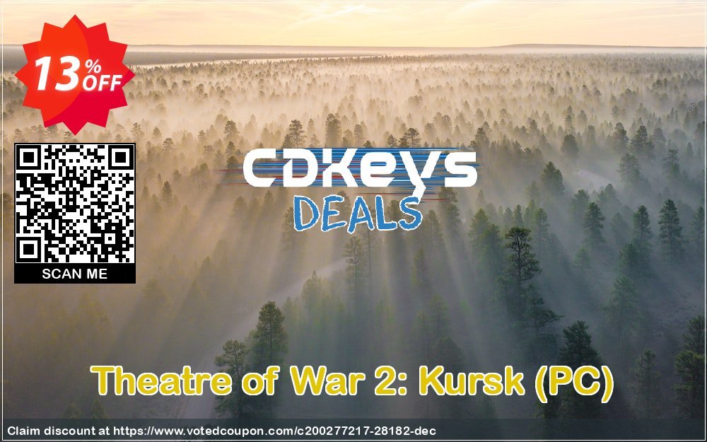 Theatre of War 2: Kursk, PC  Coupon, discount Theatre of War 2: Kursk (PC) Deal. Promotion: Theatre of War 2: Kursk (PC) Exclusive Easter Sale offer 