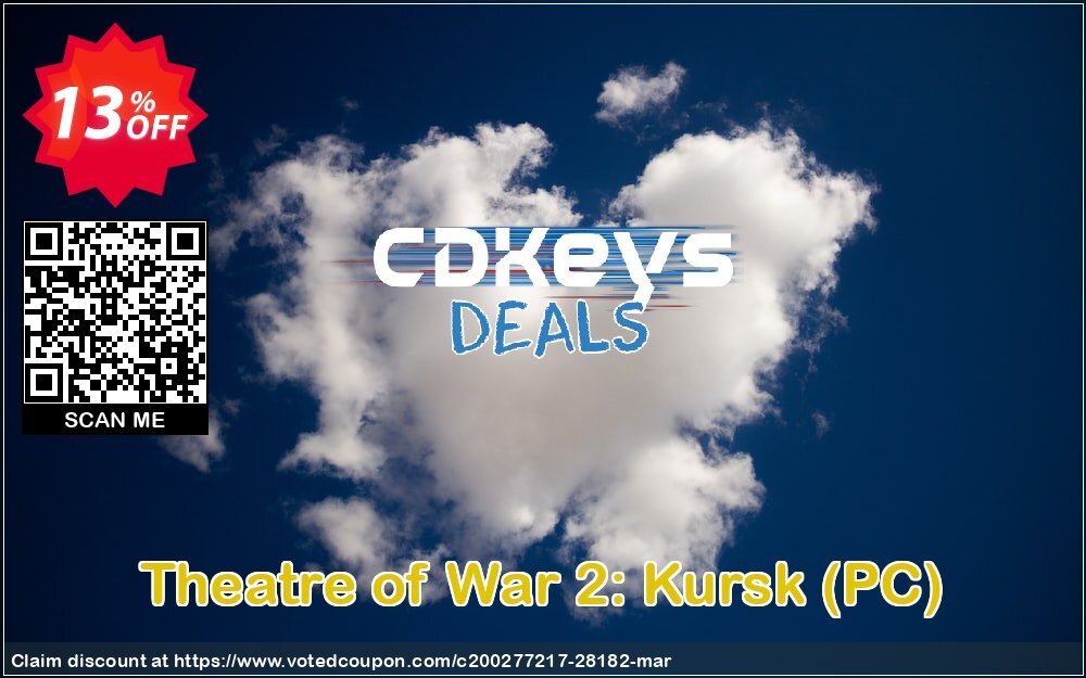 Theatre of War 2: Kursk, PC  Coupon, discount Theatre of War 2: Kursk (PC) Deal. Promotion: Theatre of War 2: Kursk (PC) Exclusive Easter Sale offer 