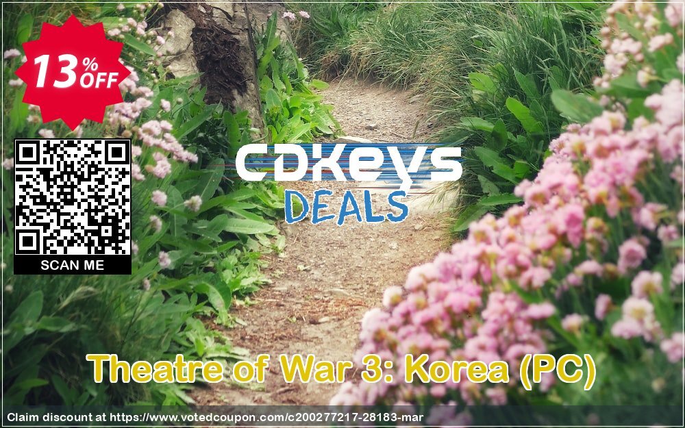 Theatre of War 3: Korea, PC  Coupon, discount Theatre of War 3: Korea (PC) Deal. Promotion: Theatre of War 3: Korea (PC) Exclusive Easter Sale offer 