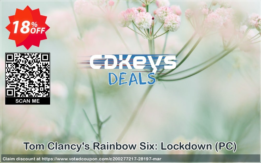 Tom Clancy's Rainbow Six: Lockdown, PC  Coupon Code Apr 2024, 18% OFF - VotedCoupon