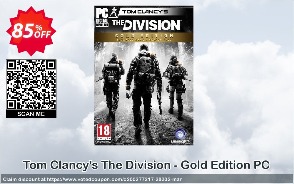 Tom Clancy's The Division - Gold Edition PC Coupon Code Apr 2024, 85% OFF - VotedCoupon