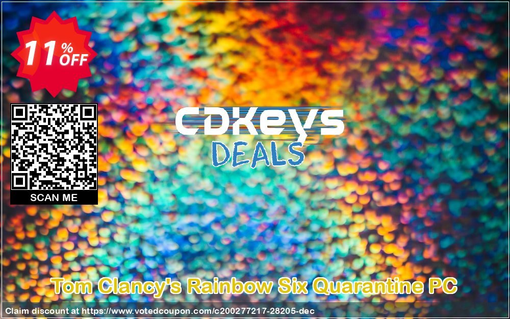 Tom Clancy's Rainbow Six Quarantine PC Coupon, discount Tom Clancy's Rainbow Six Quarantine PC Deal. Promotion: Tom Clancy's Rainbow Six Quarantine PC Exclusive Easter Sale offer 