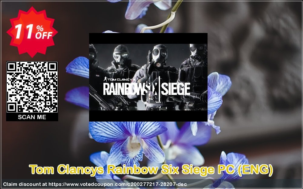 Tom Clancys Rainbow Six Siege PC, ENG  Coupon, discount Tom Clancys Rainbow Six Siege PC (ENG) Deal. Promotion: Tom Clancys Rainbow Six Siege PC (ENG) Exclusive Easter Sale offer 