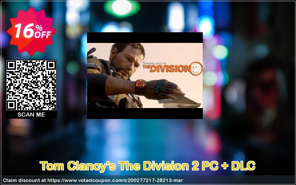 Tom Clancy's The Division 2 PC + DLC Coupon, discount Tom Clancy's The Division 2 PC + DLC Deal. Promotion: Tom Clancy's The Division 2 PC + DLC Exclusive Easter Sale offer 