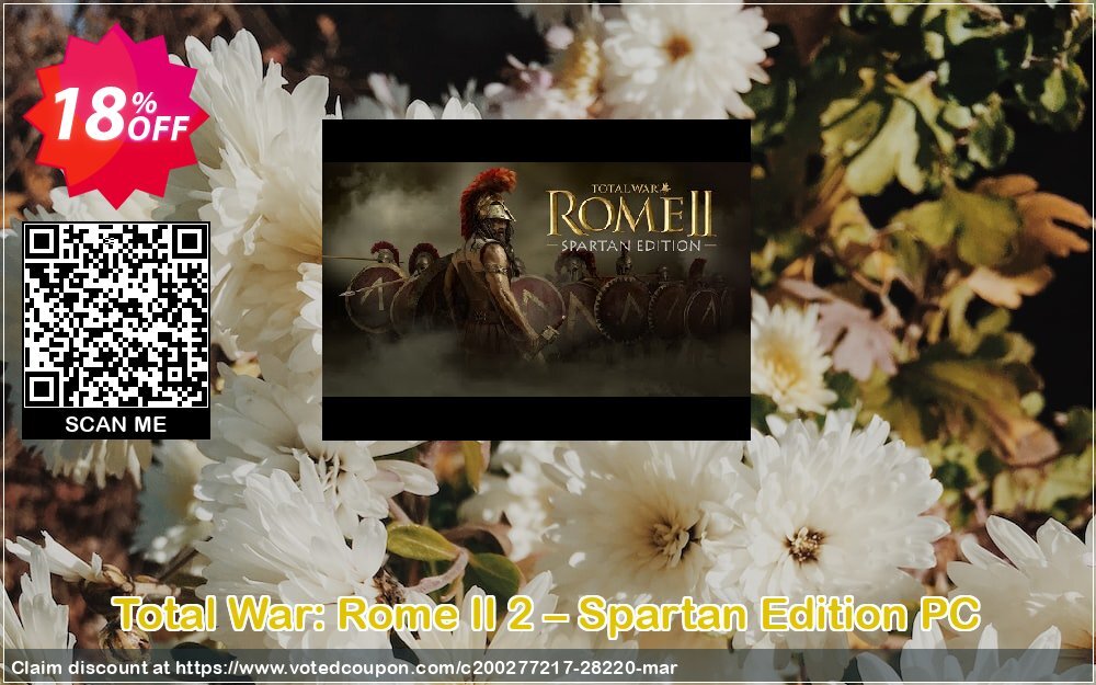 Total War: Rome II 2 – Spartan Edition PC Coupon Code Apr 2024, 18% OFF - VotedCoupon