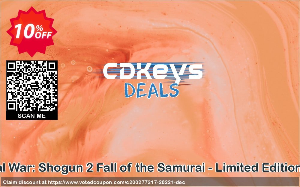 Total War: Shogun 2 Fall of the Samurai - Limited Edition PC Coupon Code Apr 2024, 10% OFF - VotedCoupon