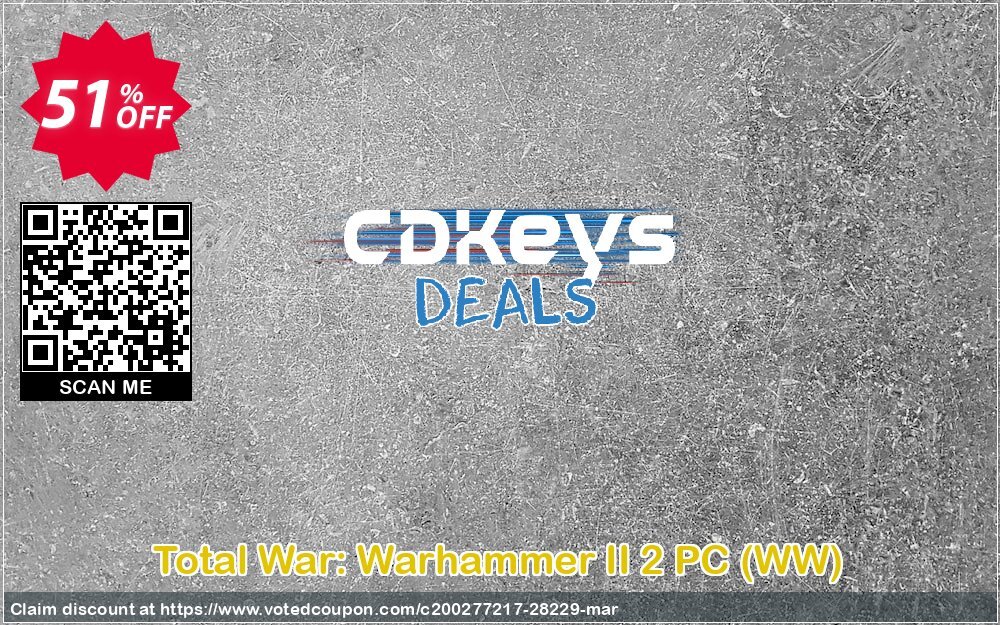 Total War: Warhammer II 2 PC, WW  Coupon, discount Total War: Warhammer II 2 PC (WW) Deal. Promotion: Total War: Warhammer II 2 PC (WW) Exclusive Easter Sale offer 