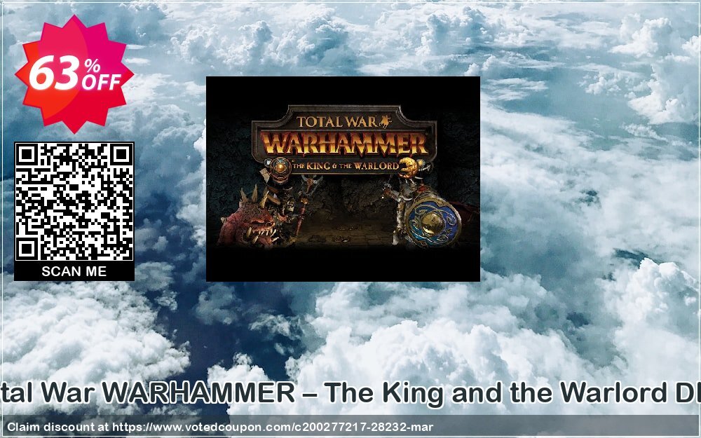 Total War WARHAMMER – The King and the Warlord DLC Coupon Code Apr 2024, 63% OFF - VotedCoupon