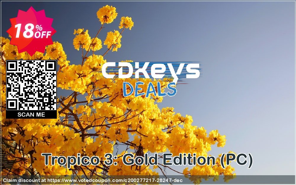 Tropico 3: Gold Edition, PC  Coupon, discount Tropico 3: Gold Edition (PC) Deal. Promotion: Tropico 3: Gold Edition (PC) Exclusive Easter Sale offer 