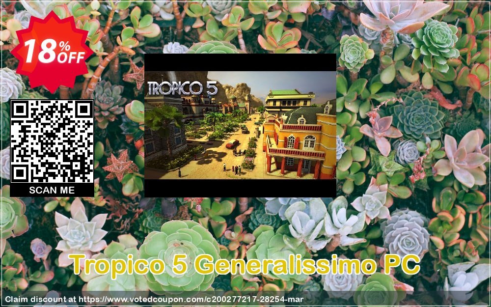 Tropico 5 Generalissimo PC Coupon, discount Tropico 5 Generalissimo PC Deal. Promotion: Tropico 5 Generalissimo PC Exclusive Easter Sale offer 