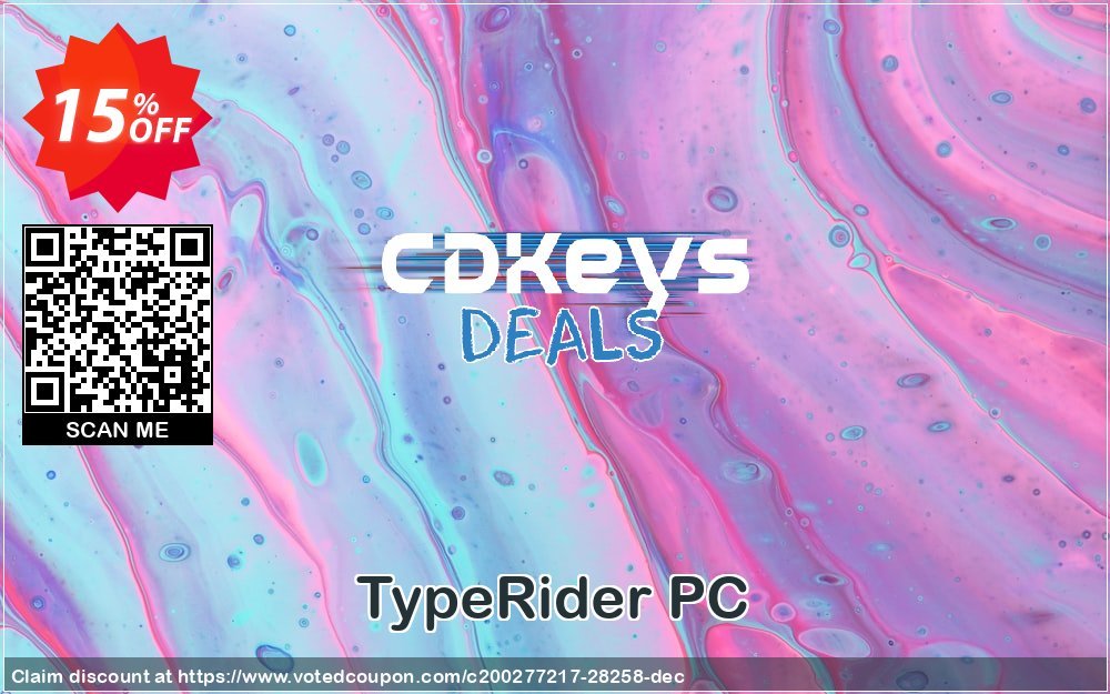 TypeRider PC Coupon, discount TypeRider PC Deal. Promotion: TypeRider PC Exclusive Easter Sale offer 