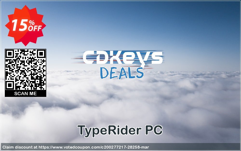 TypeRider PC Coupon Code May 2024, 15% OFF - VotedCoupon